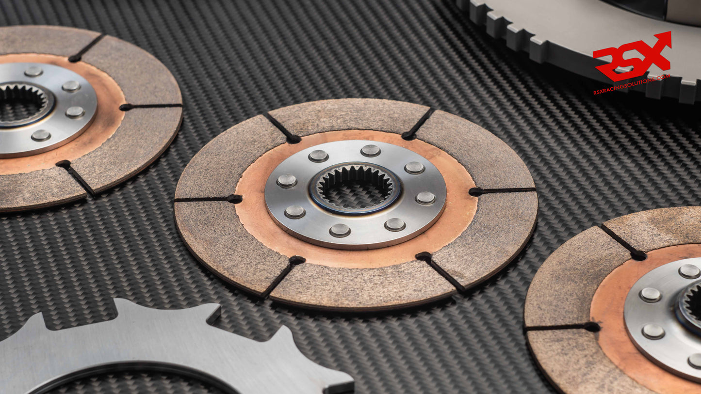 Ø140mm (5½") Four-Plate Clutch Kit, Flywheel and Ring gear AUDI R8 GT3 LMS