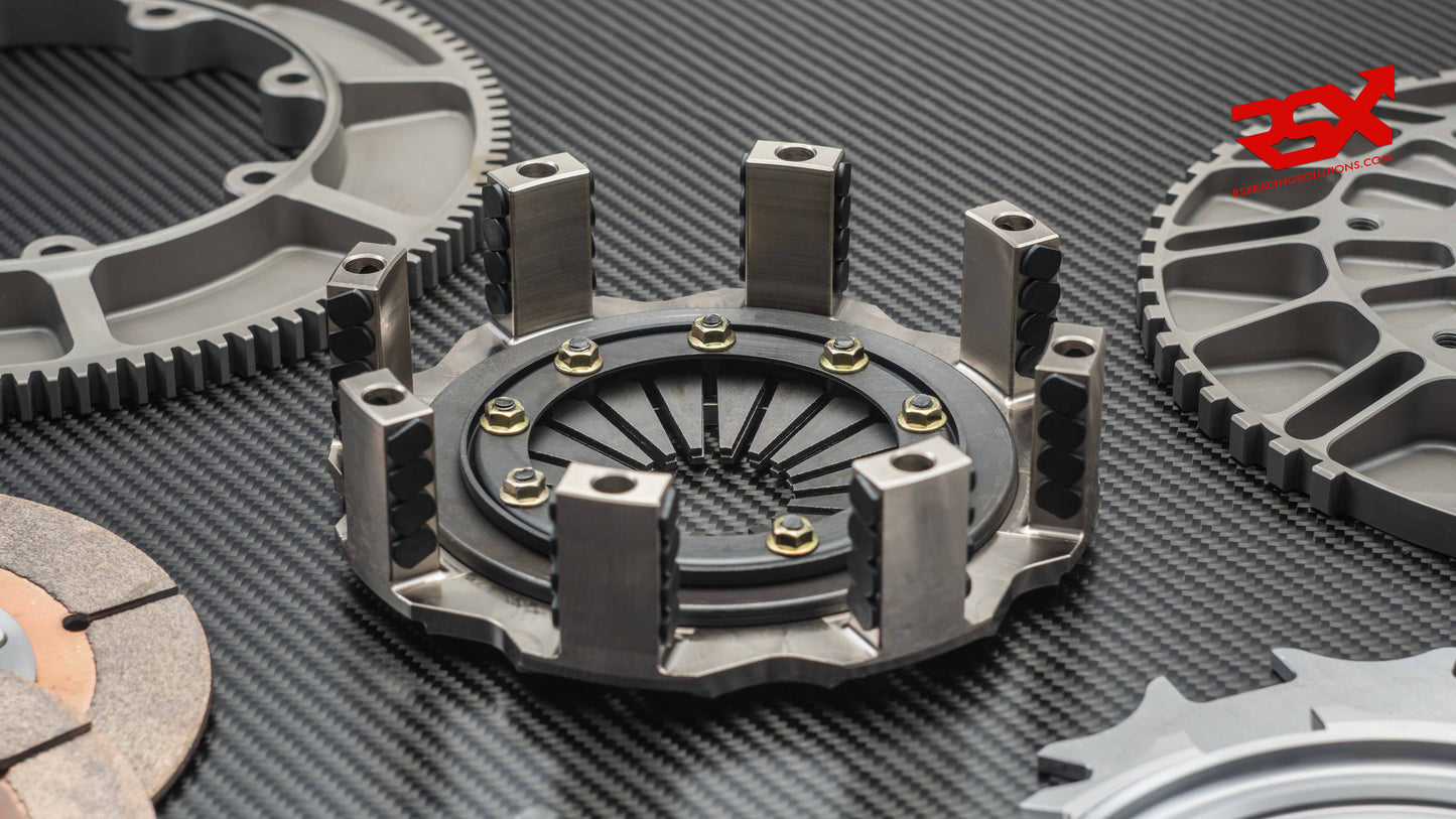 Ø140mm (5½") Four-Plate Clutch Kit, Flywheel and Ring gear AUDI R8 GT3 LMS