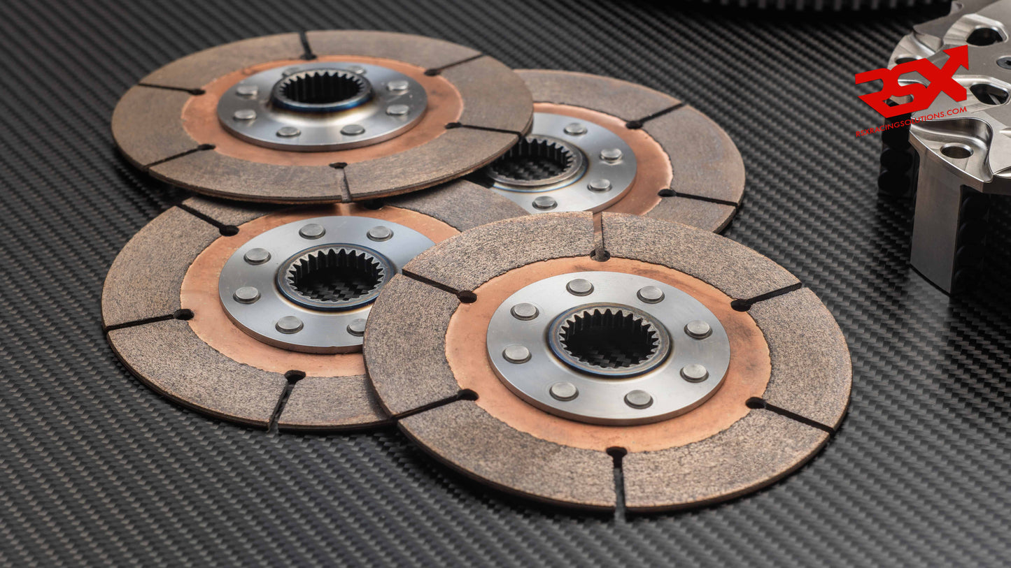 Ø140mm (5½") Four-Plate Clutch Kit, Flywheel and Ring gear AUDI R8 GT3 LMS