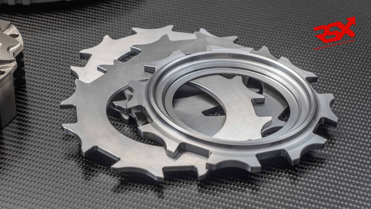 Ø140mm (5½") Four-Plate Clutch Kit, Flywheel and Ring gear AUDI R8 GT3 LMS