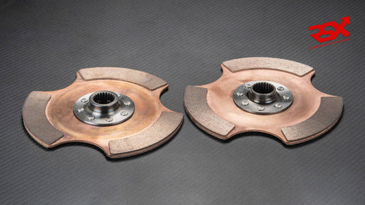 184mm Clutch Disc Set 2x Upp+Inn  |  25,4mm x 23T spline | Mitsubishi