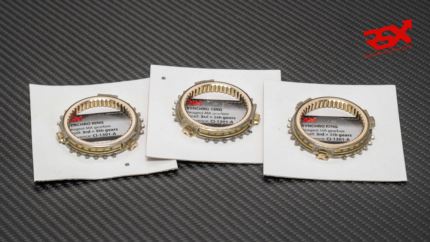 Complete kit of reinforced synchros for Peugeot / Citroën MA gearboxes