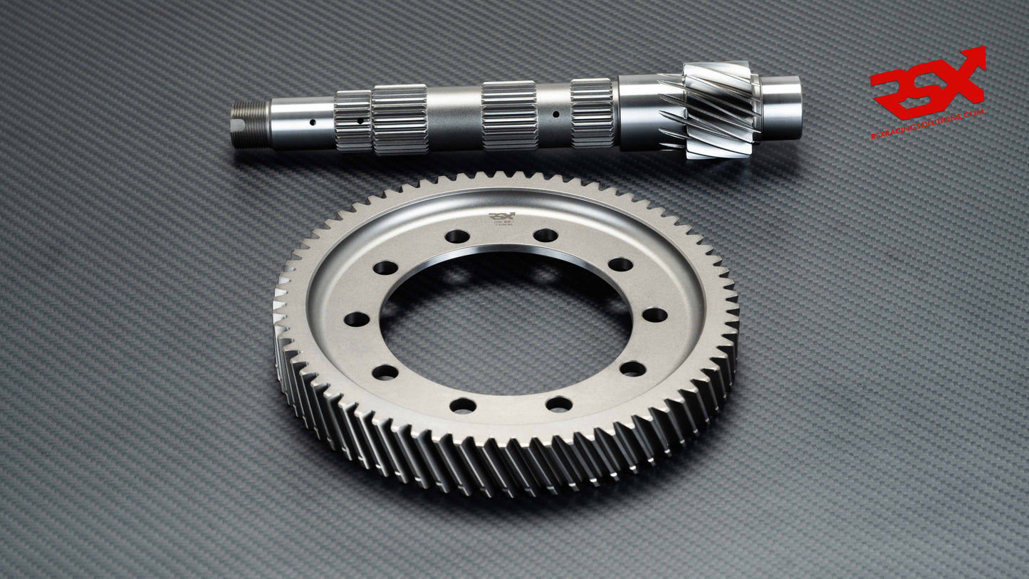 Transmission finale 4.69 - 13x61 / 4.92 - 14x69 pour boîte de vitesses moteur Honda D16A9