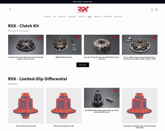 New look of our website - RSX