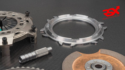 Kit d'embrayage bi-disque 184 mm pour moteur PSA TU5
