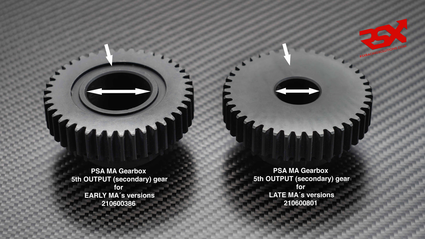 Close ratio gear set PSA MA gearbox