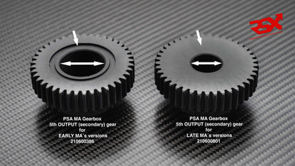Close ratio gear set PSA MA gearbox