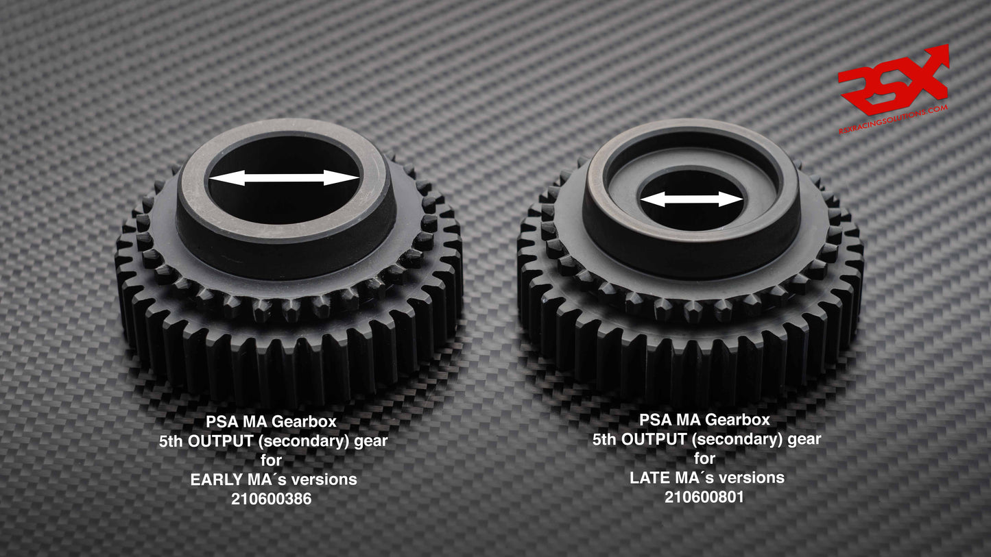 Close ratio gear set PSA MA gearbox