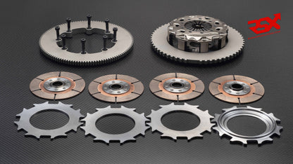 Ø140mm (5½") Four-Plate Clutch Kit, Flywheel and Ring gear AUDI R8 LMS GT3