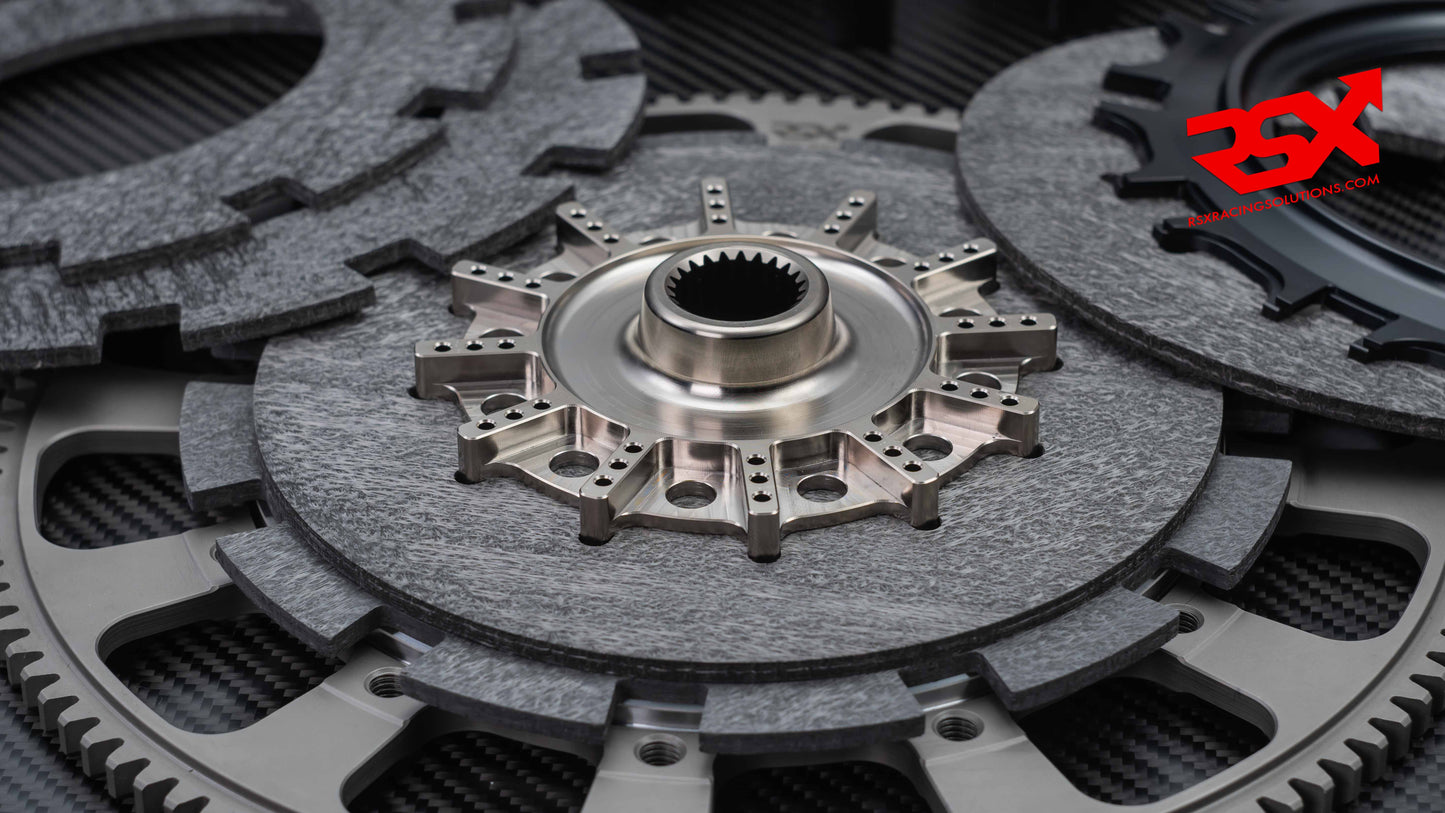 184mm Twin-Plate Carbon Clutch Kit for Mitsubishi Lancer EVO X