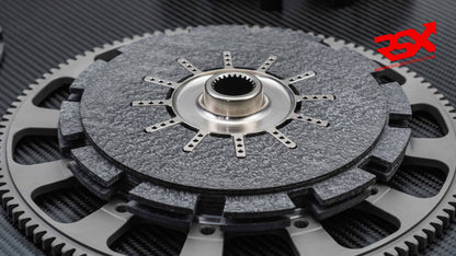 184mm Twin-Plate Carbon Clutch Kit for Mitsubishi Lancer EVO X