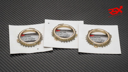 Complete set of reinforced synchro rings for Peugeot / Citroën MA gearboxes