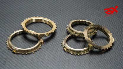 Complete set of reinforced synchro rings for Peugeot / Citroën MA gearboxes