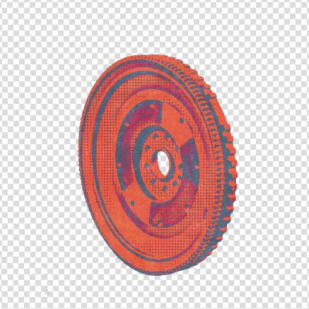 Ø 7.25" / 184mm  Honda K20 Flywheel