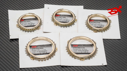 Complete set of reinforced synchro rings for Peugeot / Citroën MA gearboxes