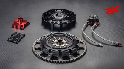 184mm Twin-Plate Carbon Clutch Kit for Mitsubishi Lancer EVO 4/5/6/7/8/9