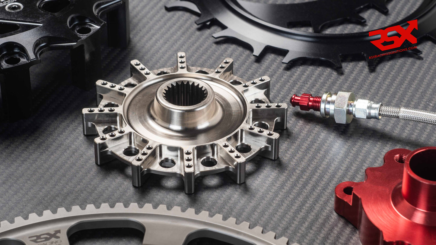 Kit d'embrayage double disque carbone 184 mm pour Mitsubishi Lancer EVO 4/5/6/7/8/9