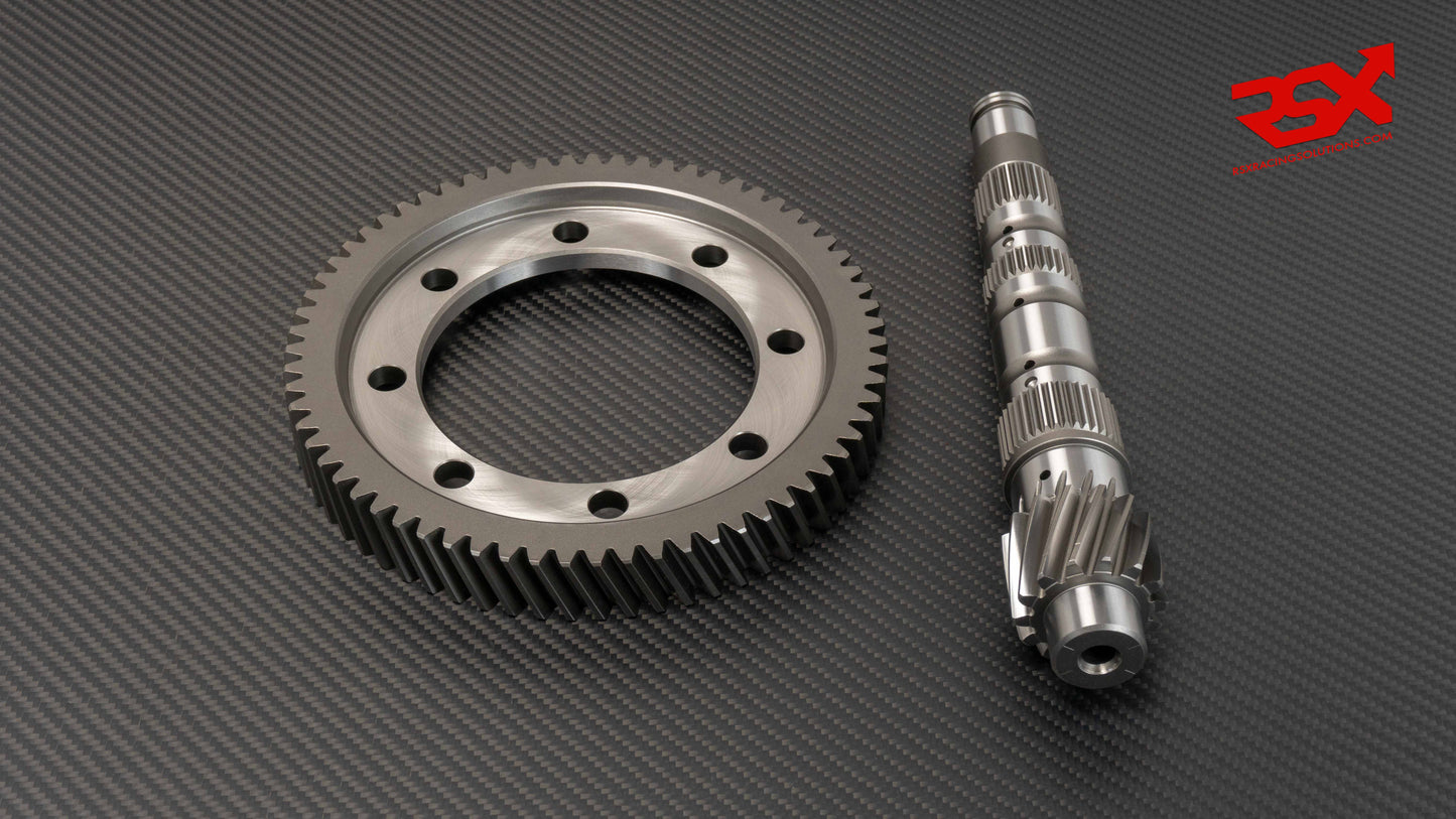 4.785 – 14x67 | 5.167 - 12x62 Final Drive for Nissan SR20DE 2.0 16v