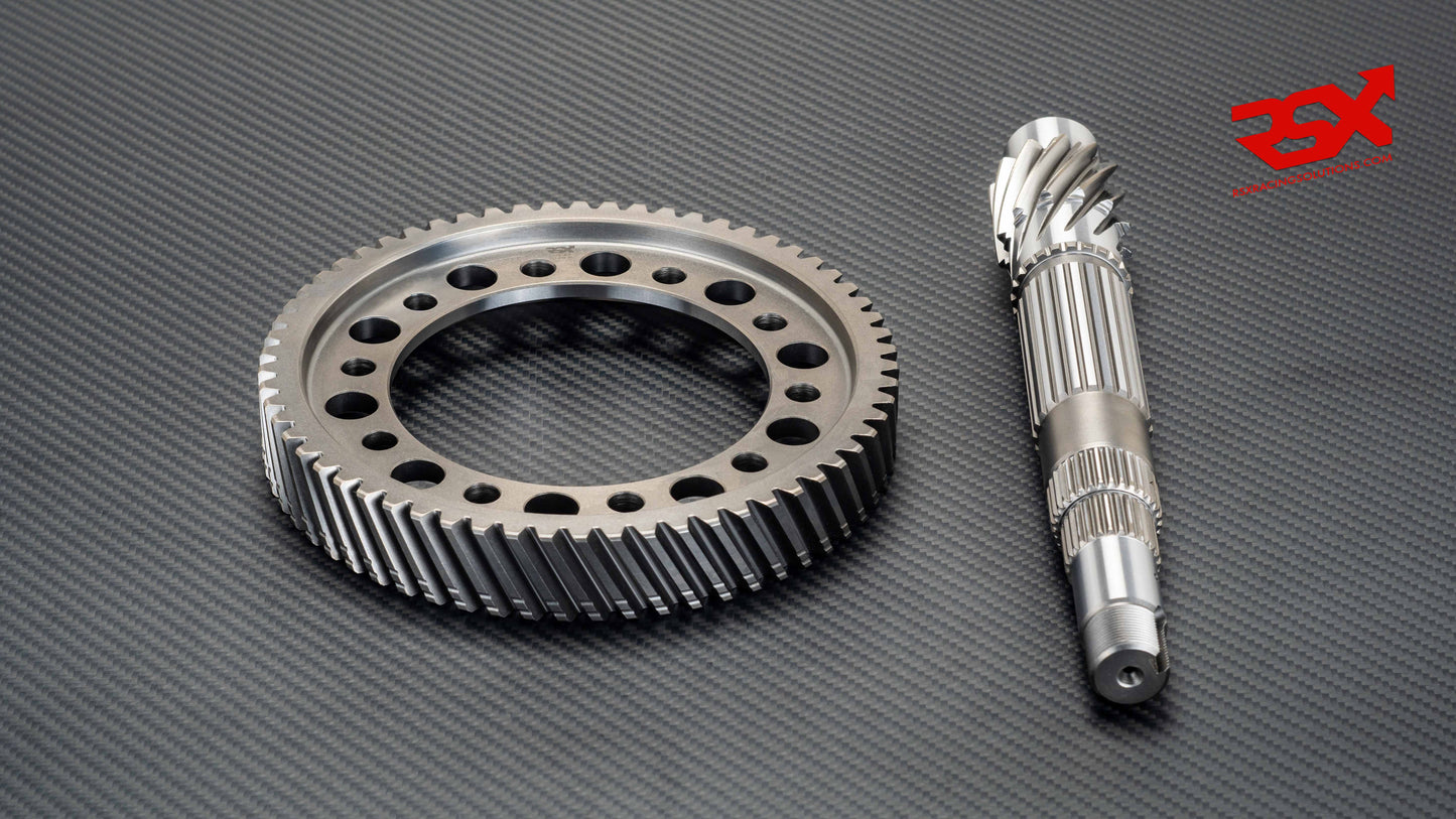Rapports de pont 4,79 (14x67) / 4,93 (14x69) / 5,17 (12x62) pour Honda B16B / B18C