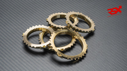 Complete set of reinforced synchro rings for Peugeot / Citroën MA gearboxes